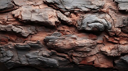 Ultra-Realistic Tree Bark Texture - Raw Organic Patterns with Rich Earthy Tones for Nature Designs