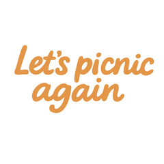 Flat cartoon lettering 