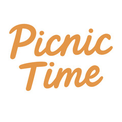 Flat cartoon lettering 