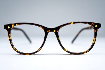 Classic Tortoise Shell Eyeglasses Frames - Stylish and sophisticated tortoiseshell eyeglasses, perfect for everyday wear. Symbolizing intelligence, vision, clarity, fashion, and confidence