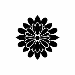 Fototapeta premium creative details chrysanthemum icon Vector Illustration