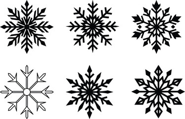 vector snowflakes