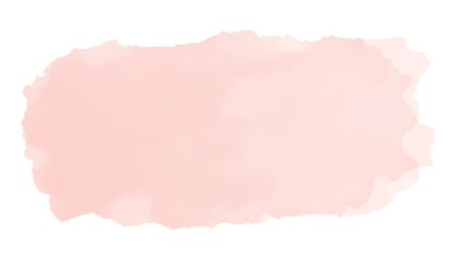 Obraz premium Soft blush pink watercolor wash texture delicate and serene ideal for backgrounds or design elements