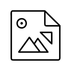 Image file icon vector graphic design for website ui ux and mobile application