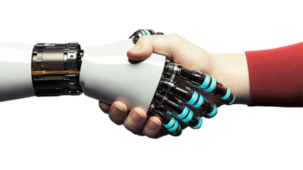 Human Handshaking with a Futuristic Robotic Hand Collaboration Technology and the Future of Innovation