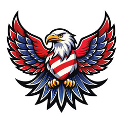 eagle with wings