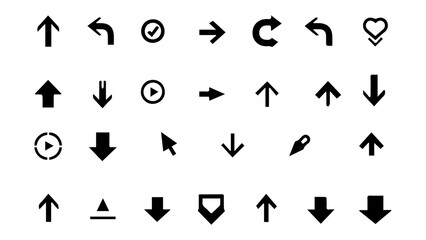 Arrow icons . Arrow collection. Simple arrow big set