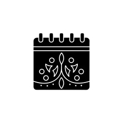 creative details Bengali Calendar Icon Vector Illustration