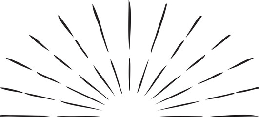 Obraz premium Circular starburst explosion texture. Distressed uneven grunge background. Abstract vector illustration. Overlay to create interesting effect and depth. Isolated on white background.