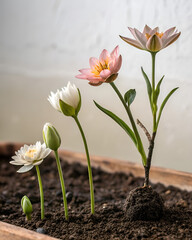 Obraz premium spring crocus flower