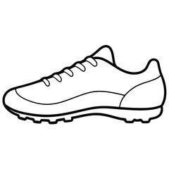 Sport shoe isolated on a white background 