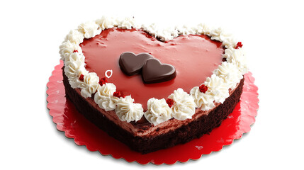 heart shaped cake