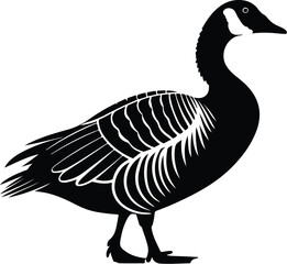 Goose Silhouette Set for Nature and Wildlife Design Projects