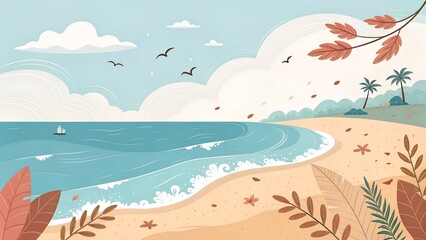 Obraz premium Abstract background of nature landscape