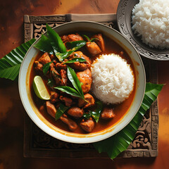 traditional Minangkabau dish from Padang, Indonesia.
