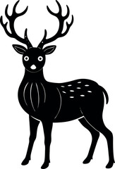 Obraz premium deer-with-pumpkin-antlers