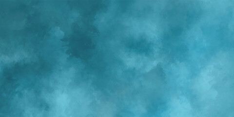 The fluid elegance of delicate brushstrokes in a gradient blue abstract

