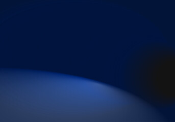 Fondo radial azul degradado sobre fondo negro. El espacio. Fondo frío azul © Montsilus