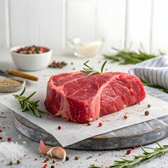 Premium Raw Steak: Butcher Cut, Recipe Inspiration