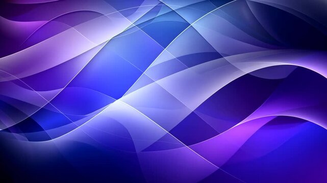 Blau violette Wellen in geometrischer Fl&auml;che
