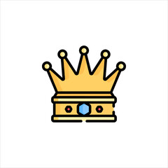 crown icon vector