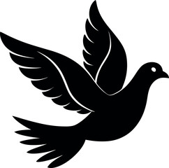 Obraz premium silhouette of dove