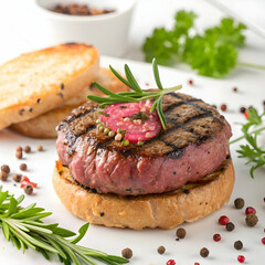 Juicy Steak Sandwich: Gourmet Recipe Image