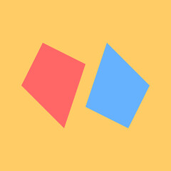 Colorful geometric items