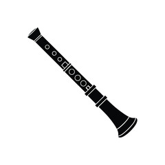 flute of a silhouette art