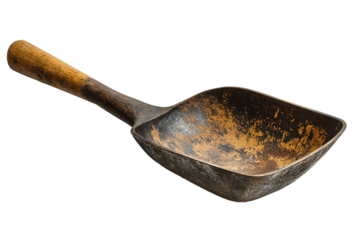 Ergonomic garden soil scooper