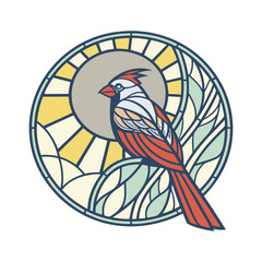Pentecost-Christian-holy-spirit-bird-illustration vector art