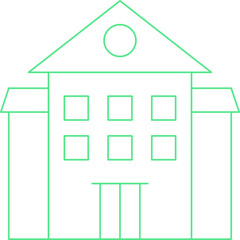 University single vector illustration icon