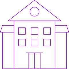 University single vector illustration icon