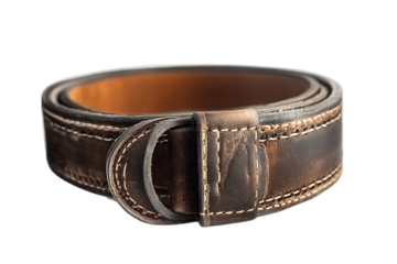 Durable weightlifting belt with strong reinforced stitching.