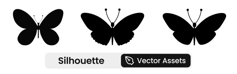 Silhouette Black icon set showcasing isolated solid shapes, minimal forms, and bold visual elements. A versatile vector illustration collection ideal for UI design, infographics, branding, and creativ