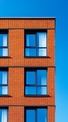 Modern Brick Building Facade