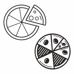Vector art of a colorful orange slice, a beautiful food illustration with a butterfly design