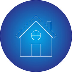 House single vector illustration icon