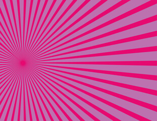 Abstract background with rays retro starburst rays. Salmon pink color sunburst background