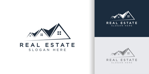 real estate Home property logo vector designs concept