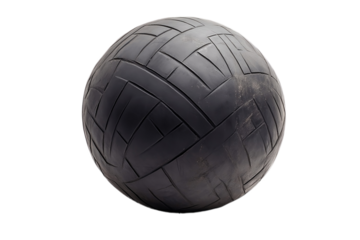 Durable slam ball for intense exercise sessions.