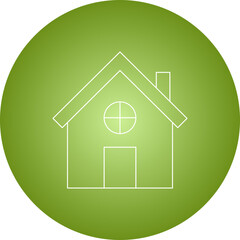 House single vector illustration icon
