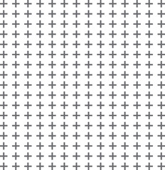 black and white fashion prints patterns made with '+' plus sign .seamless geometric monochrome cross pattern