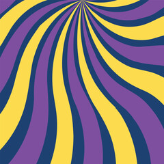Circus background and spiral retro rays vector pattern. Vintage poster of red white sun or star burst radial lines with grunge texture, circus, carnival, summer fair or chapiteau backdrop