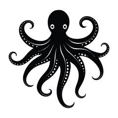 octopus vector illustration isolated