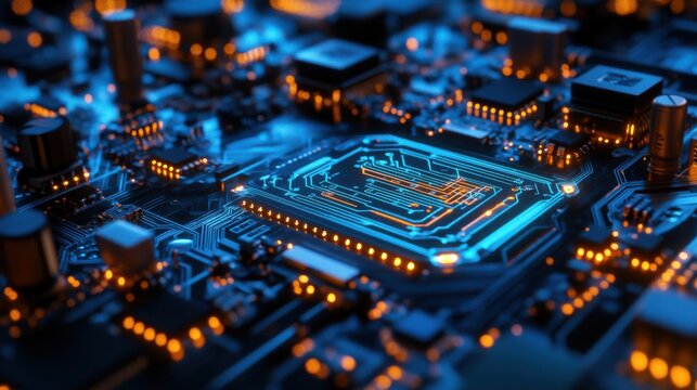 Quantum System Illuminated by Glowing Holographic 3