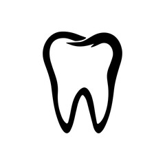 Modern Tooth Icon for Clean, Professional Dental and Health Solutions