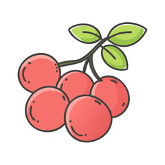yumberry icon, yumberry vector illustration-simple illustration of yumberry, perfect for yumberry logos and icons