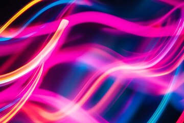 Obraz premium abstract background of the colored lights of cars with a blurred effect