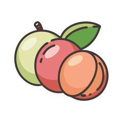 camu camu fruit icon, camu camu fruit vector illustration-simple illustration of camu camu fruit, perfect for camu camu fruit logos and icons